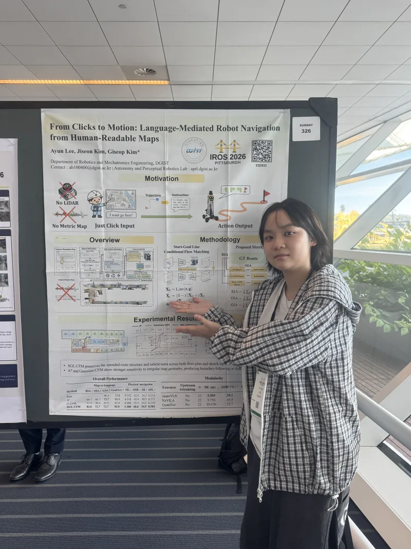 Poster presentation at IROS 2026