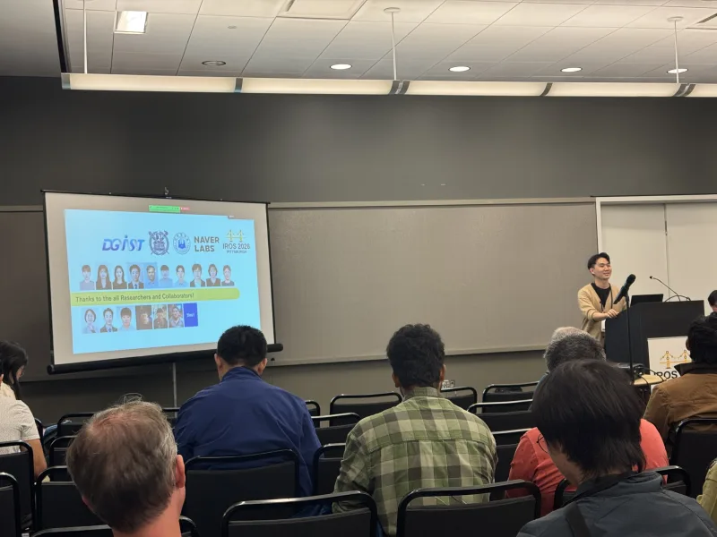 Workshop presentation at IROS 2026