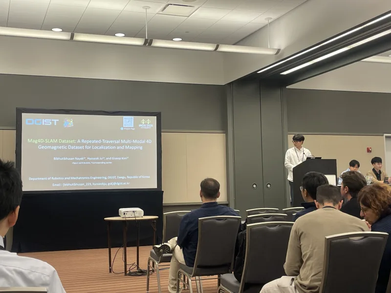 Technical presentation at IROS 2026