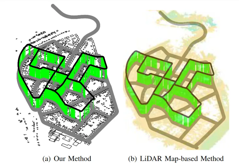 Figure for OpenStreetMap-based LiDAR Global Localization in Urban Environment without a Prior LiDAR Map